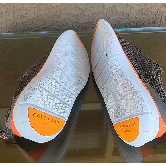 Cole Haan Generation Zerogrand Sneakers StitchLite Brown Orange Sz 11 Casual - Picture 5 of 6